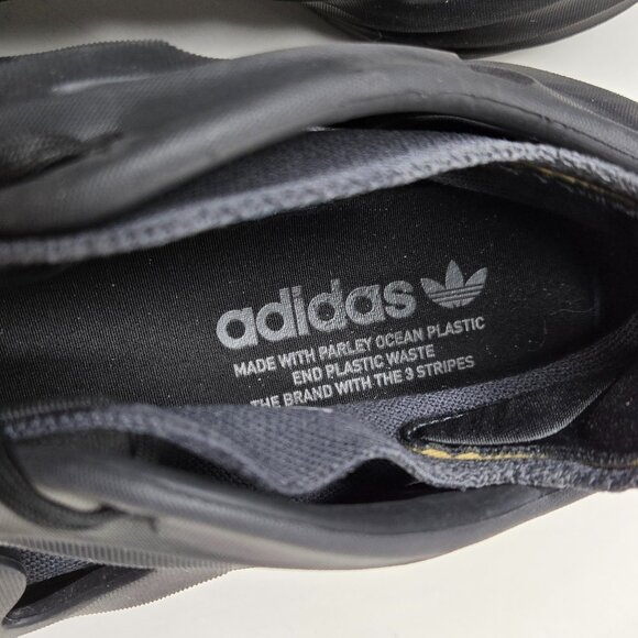 Adidas AdiFom Q Sneakers Men's Black Cager Cutout Futuristic Comfy Chunky 10.5 - Picture 9 of 12